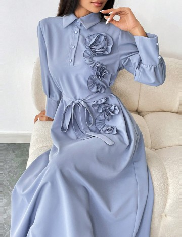 Rochie medie SHEIN, albastru