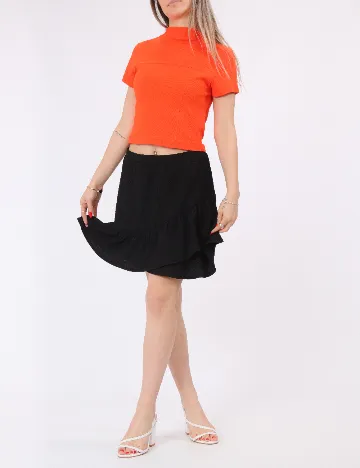 Fusta Pieces, negru Negru