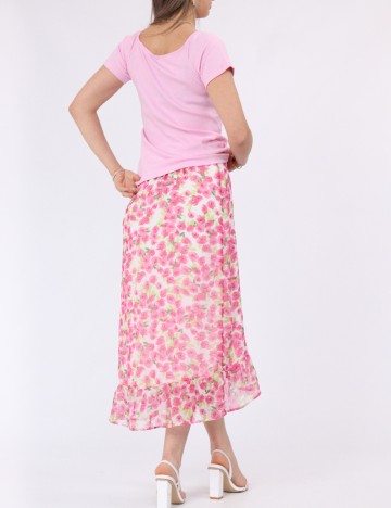Tricou Pieces, roz