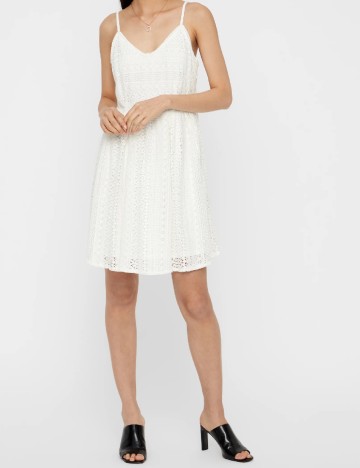 Rochie scurta Vero Moda, alb