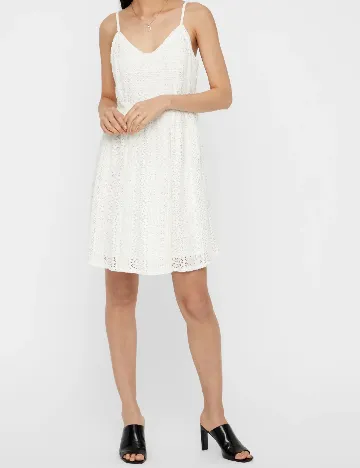Rochie scurta Vero Moda, alb
