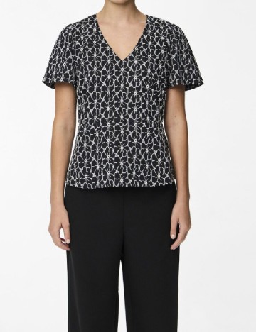 Bluza Pieces, negru