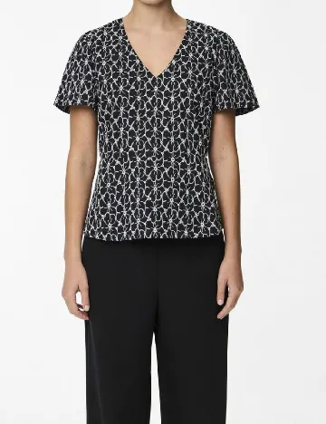 Bluza Pieces, negru