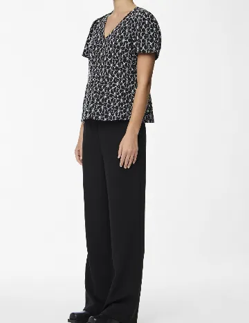 Bluza Pieces, negru