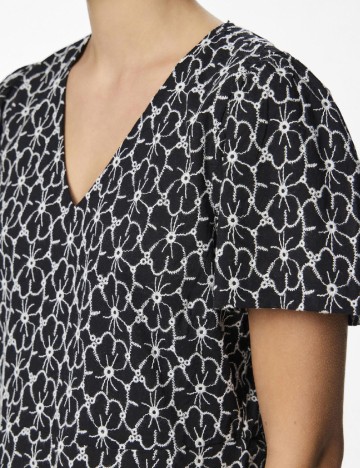 Bluza Pieces, negru