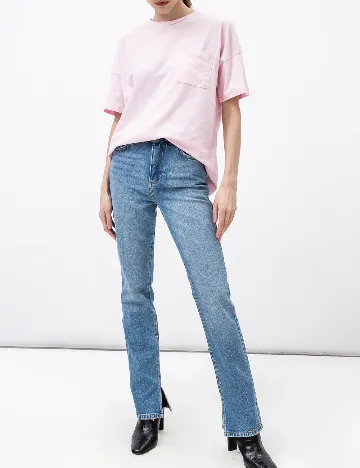 Tricou Oversize Vero Moda, roz