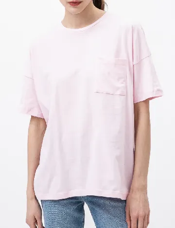 Tricou Oversize Vero Moda, roz
