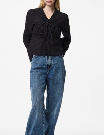 Bluza Pieces, negru