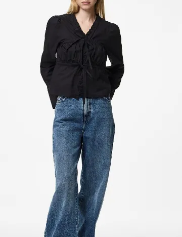 Bluza Pieces, negru
