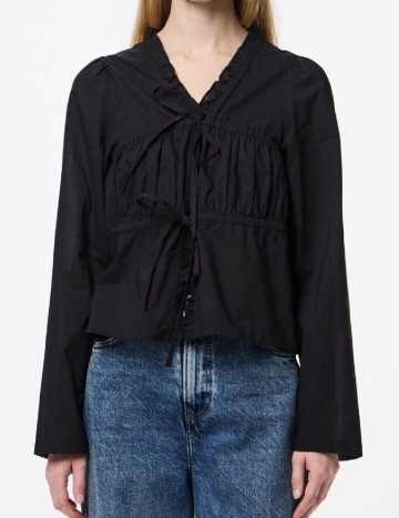 Bluza Pieces, negru