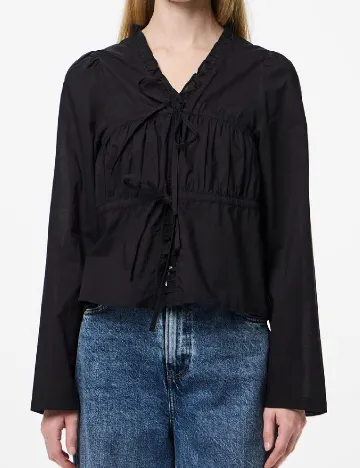 Bluza Pieces, negru