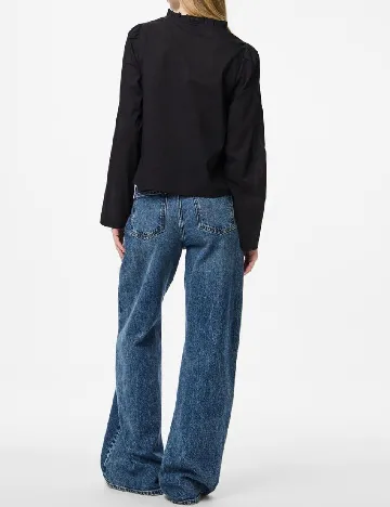 Bluza Pieces, negru