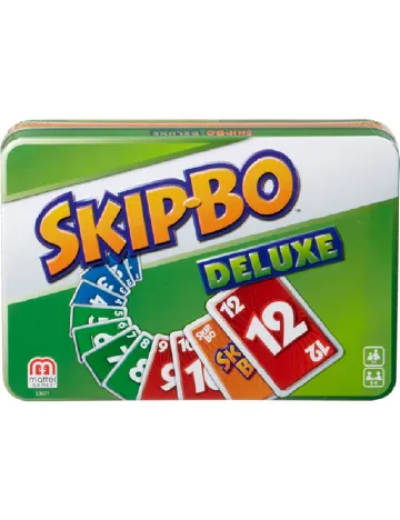 Joc de carti Skip-Bo Deluxe Mattel Games, mix culori Mix culori
