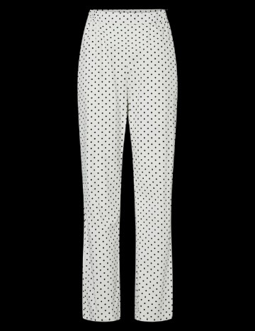 Pantaloni Pieces, alb