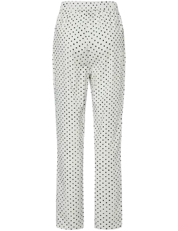 Pantaloni Pieces, alb
