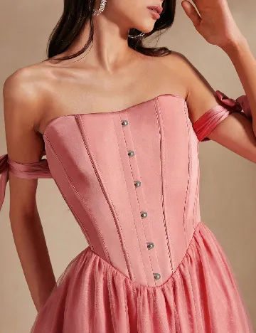 Rochie scurta Anewsta, roz