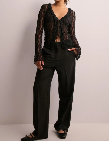 Bluza Pieces, negru