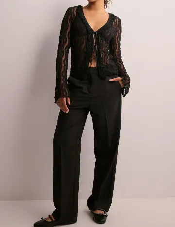 Bluza Pieces, negru