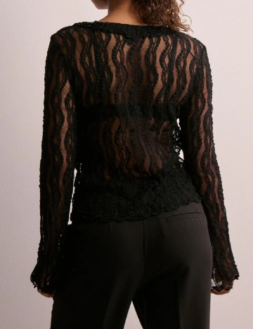 Bluza Pieces, negru