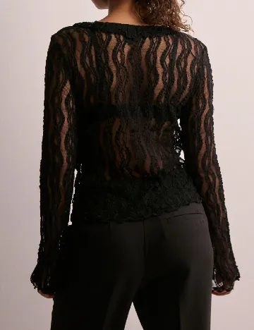 Bluza Pieces, negru