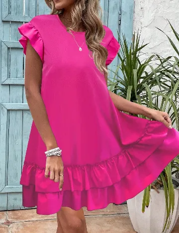 Rochie scurta SHEIN, roz