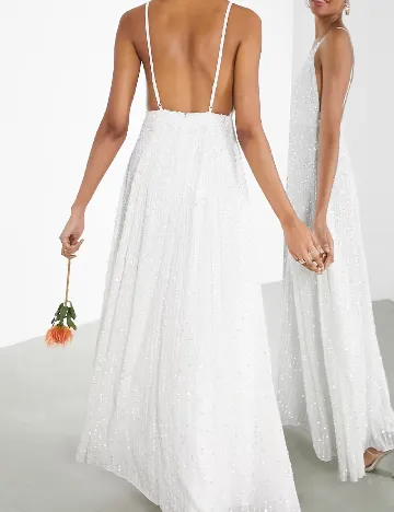 Rochie lunga ASOS, alb