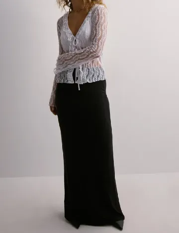 Bluza Pieces, alb