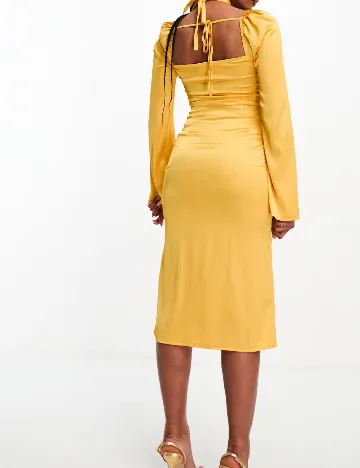 Rochie medie Public Desire, galben
