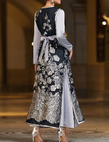 Rochie lunga SHEIN, gri Gri