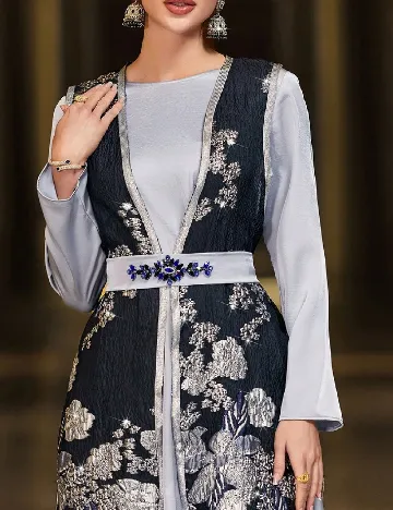 Rochie lunga SHEIN, gri Gri