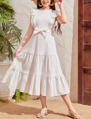 Rochie Shein Kids, alb