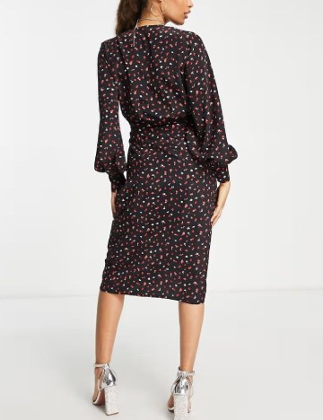 Rochie medie Glamorous, negru