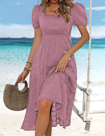Rochie medie SHEIN, roz