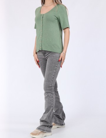 Tricou Pieces, verde