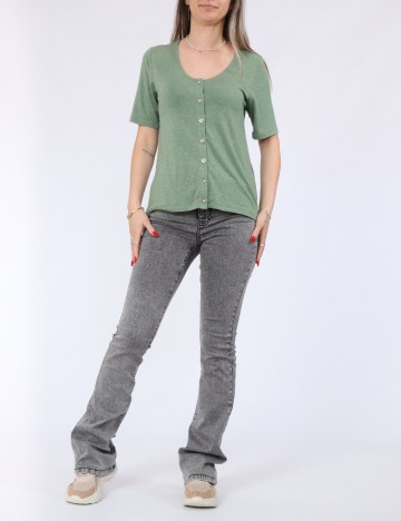 Tricou Pieces, verde
