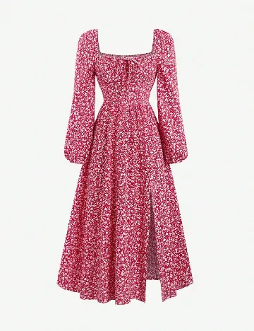 Rochie medie SHEIN, rosu