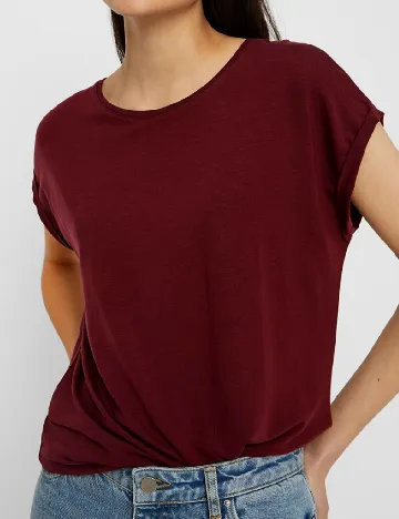 Tricou Vero Moda, visiniu
