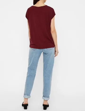 Tricou Vero Moda, visiniu