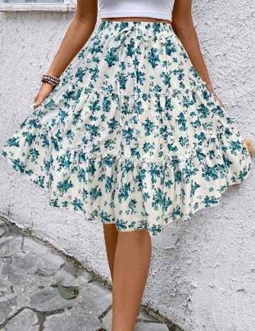 Fusta SHEIN, floral print