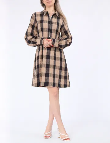 Rochie scurta Vero Moda, maro