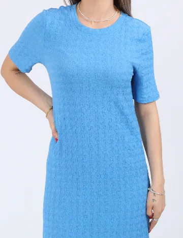 Rochie lunga Pieces, albastru