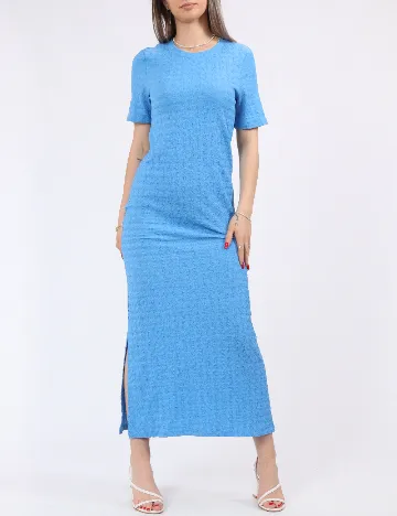Rochie lunga Pieces, albastru