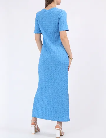 Rochie lunga Pieces, albastru