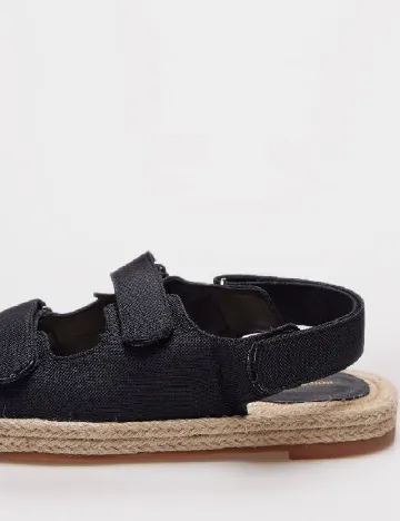 Sandale PRETTYLITTLETHING, negru