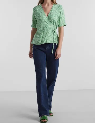 Bluza Pieces, verde