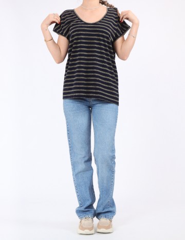 Bluza Pieces, bleumarin