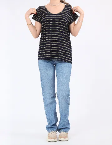 Bluza Pieces, bleumarin
