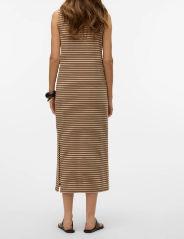 Rochie medie Vero Moda, maro