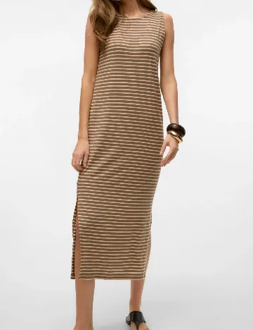 Rochie medie Vero Moda, maro