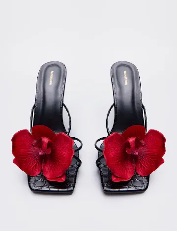 Saboti PRETTYLITTLETHING, negru